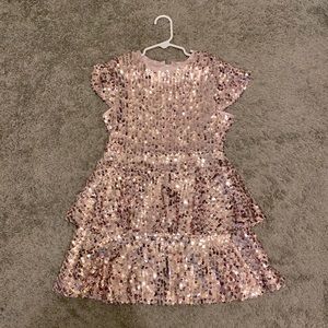 Rose Gold Sequin Dress